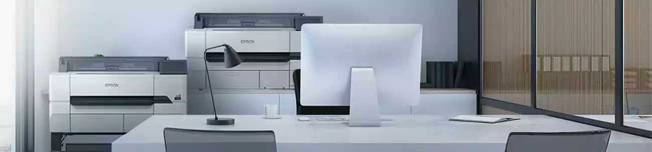 Impresoras gran formato Sure Color en entorno de oficina profesional. Despachos de arquitectos, ingenieros, diseñadores gráficos... 