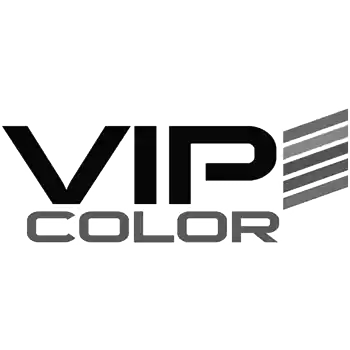 Logo de VIPColor, impresoras de etiquetas disponibles en Tecnolabel